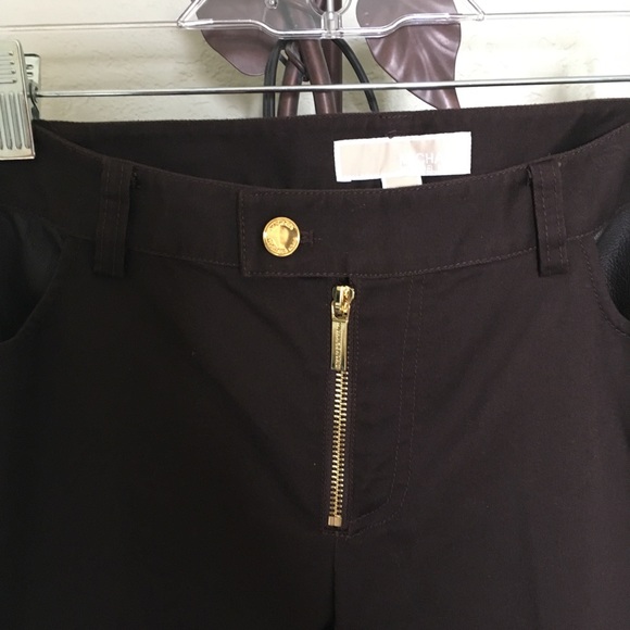 NWT Micheal Michael Kors Dark Brown pants size 6 - Picture 2 of 8